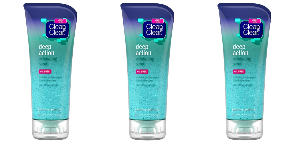 clean clear exfoliating scrub