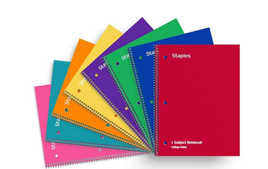 staples notebook