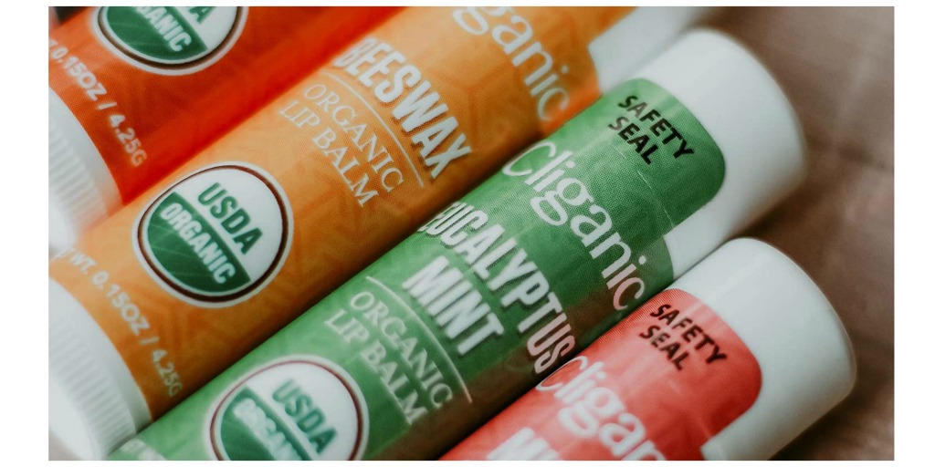Cliganic lip balm set
