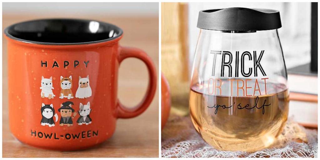Kirklands coffee mug wine glass