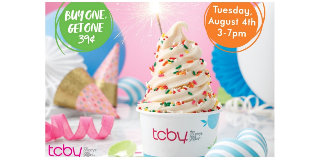 TCBY frozen yogurt
