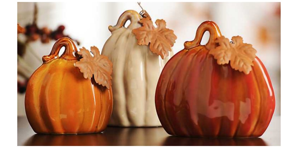 ceramic pumpkins