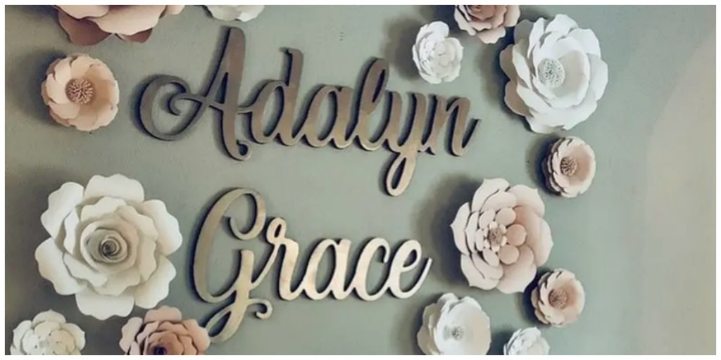 nursery name sign