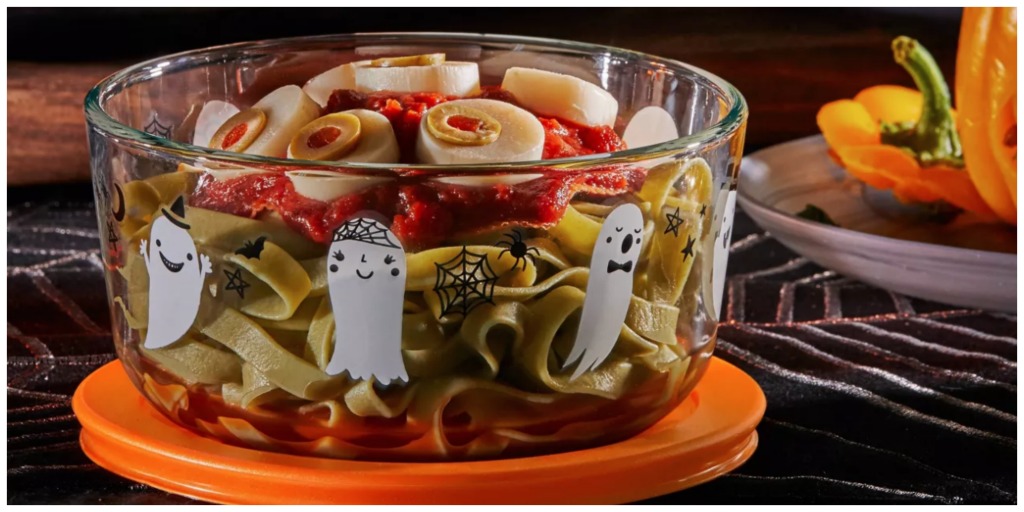 Pyrex Halloween storage bowls