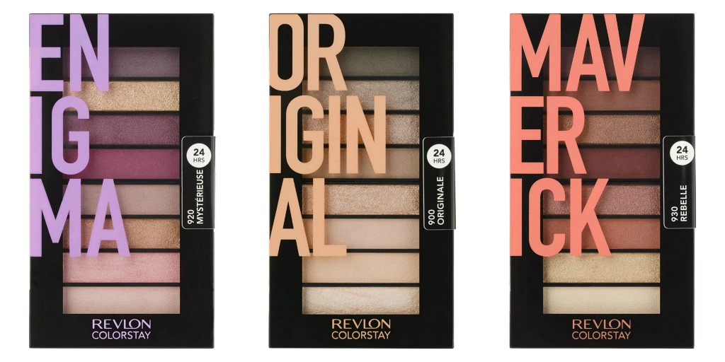 Revlon Colorstay eye shadow palettes