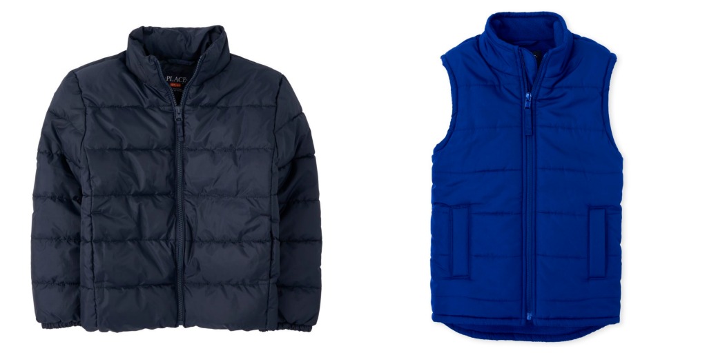 boys puffer vest jacket
