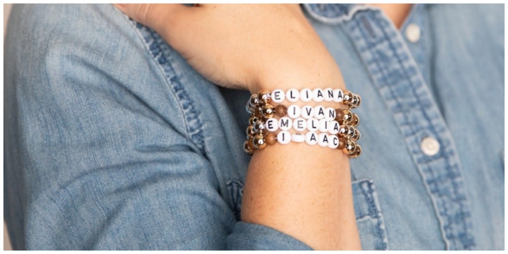 personalized wood bracelets