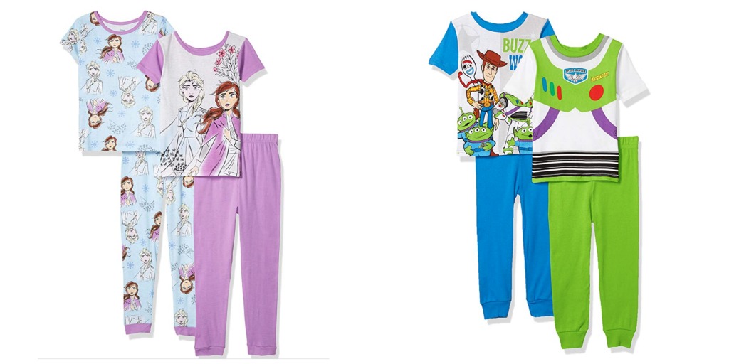 kids 4 piece pajama sets