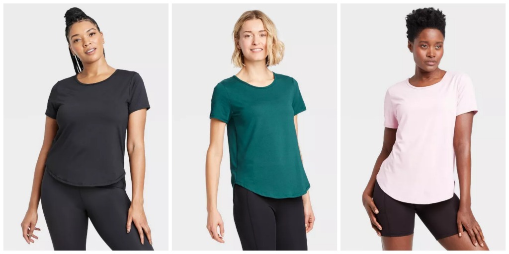 workout tees from Target