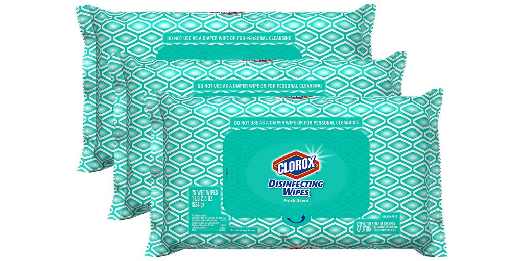 Clorox disinfecting wipes 3 pack