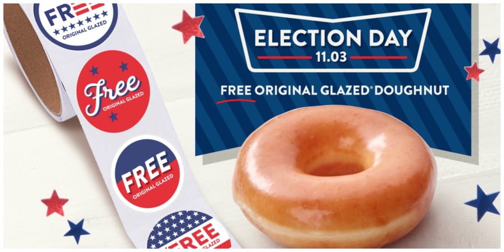 Krispy Kreme election day freebie
