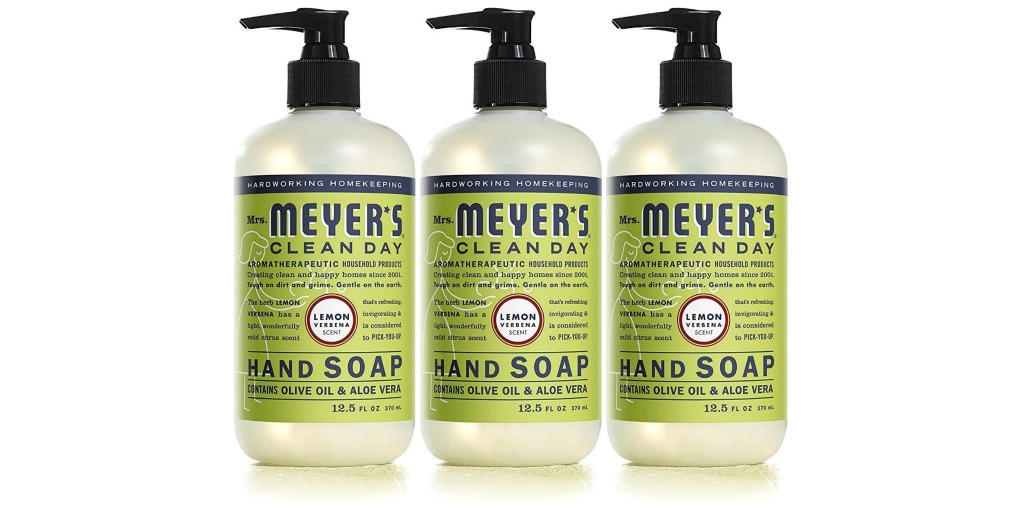 Mrs Meyers clean day lemon verbena soap