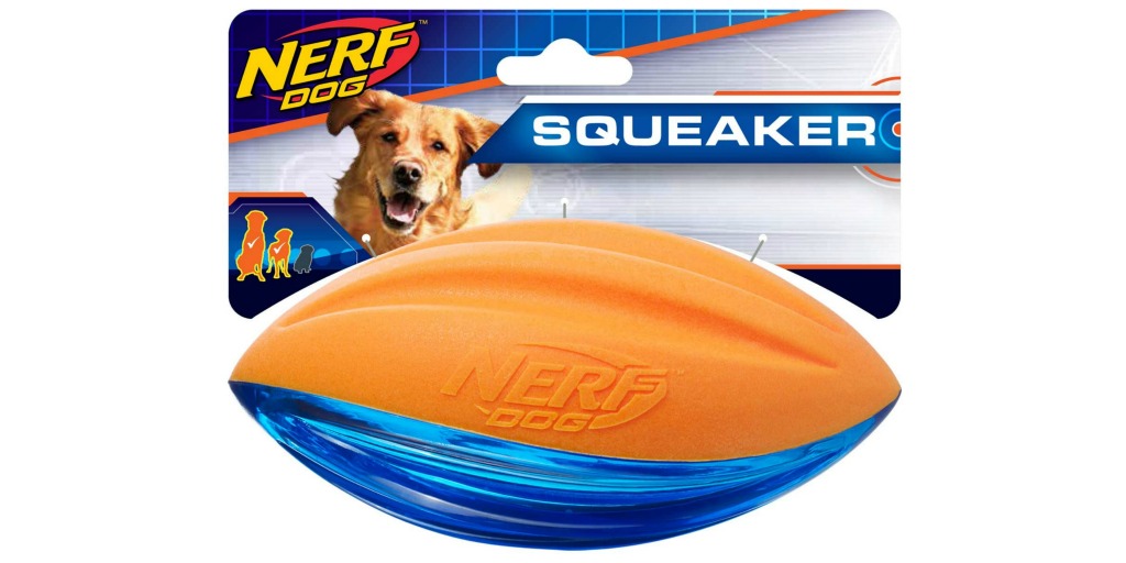 NERF dog squeaker toy