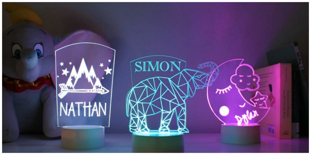 personalized night light
