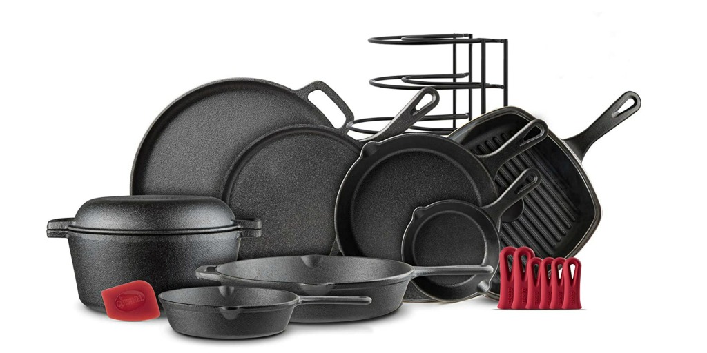 cast iron cookware set