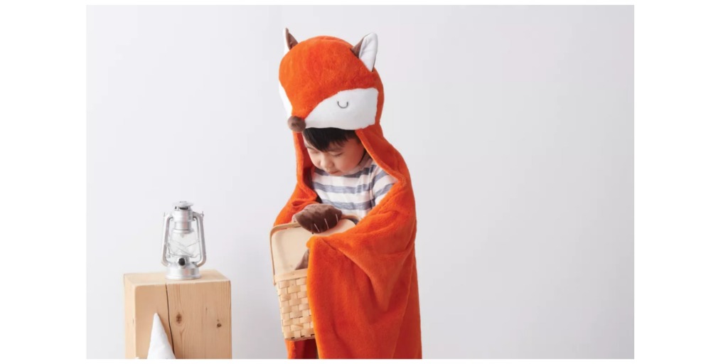 fox hooded blanket