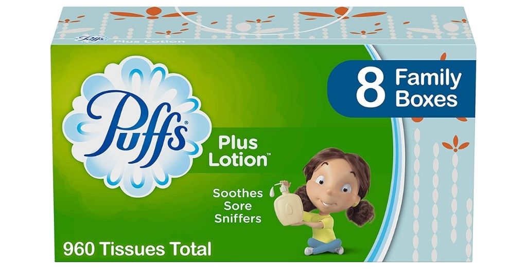 puffs plus lotion tissues 