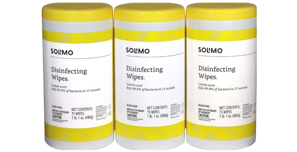 solimo disinfecting wipes