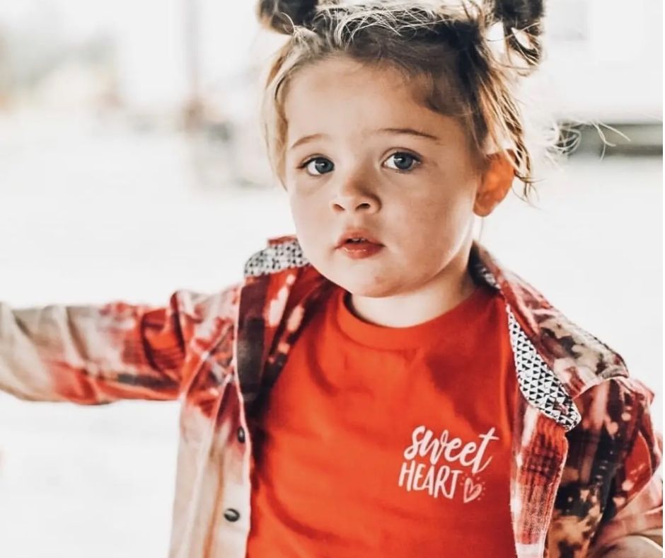 toddler valentine day tees