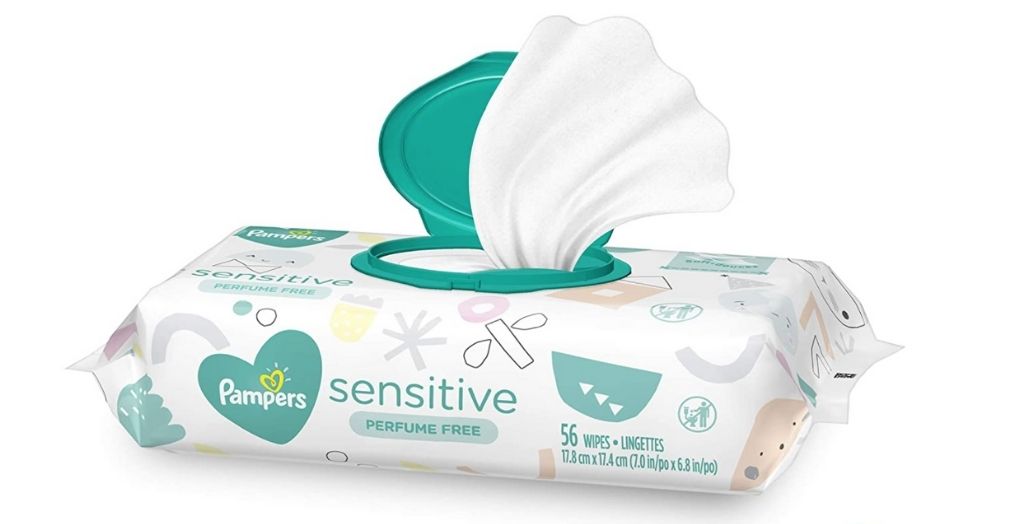 pampers sensitive wipes