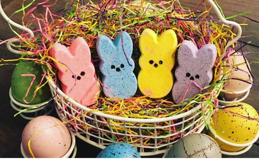 Easter peeps bath bomb