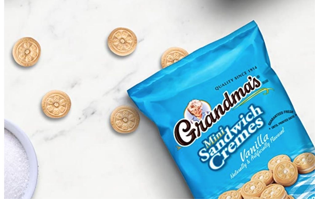 Grandmas mini sandwich cookies