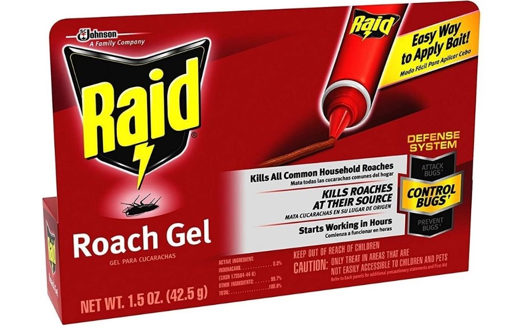 raid roach gel