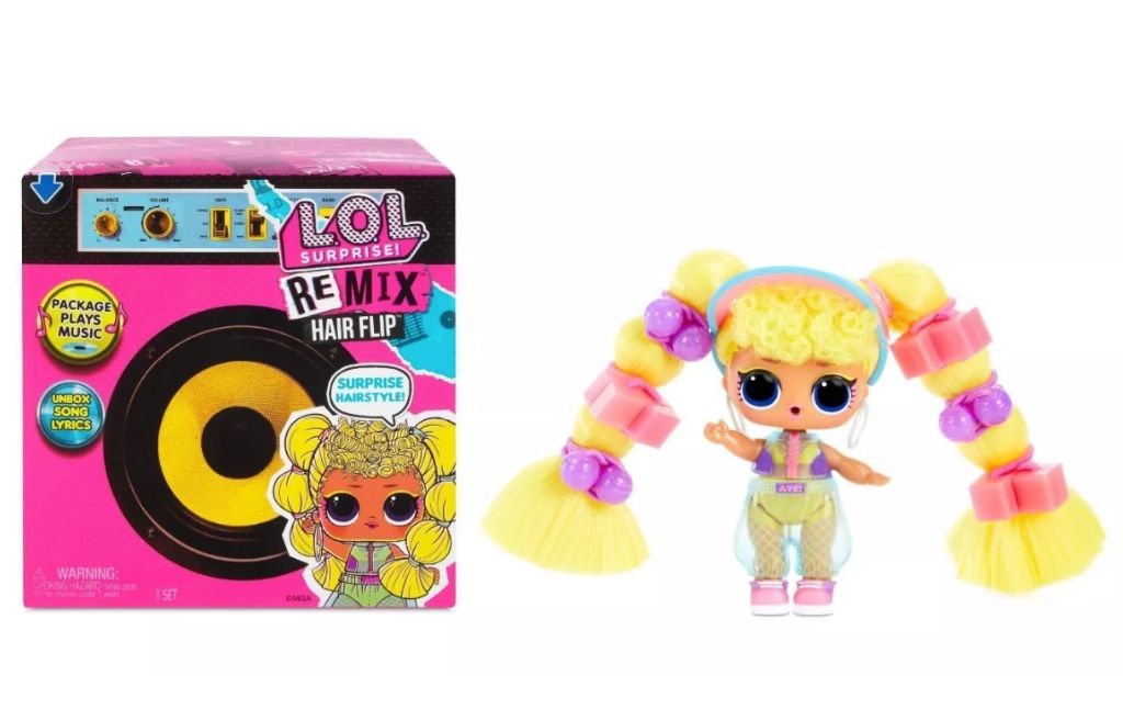 LOL surprise remix hair flip