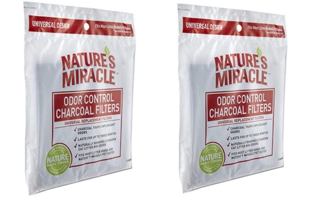 Natures miracle odor control charcoal filters