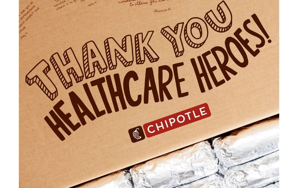 chipotle thanks healthcare heroes