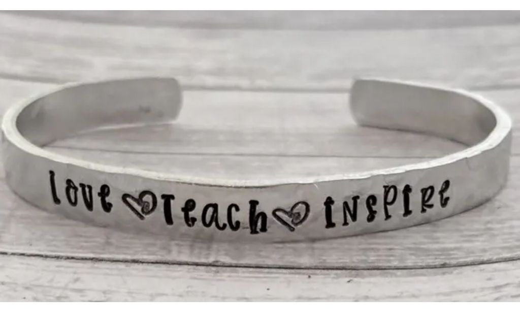 love teach inspire bracelet