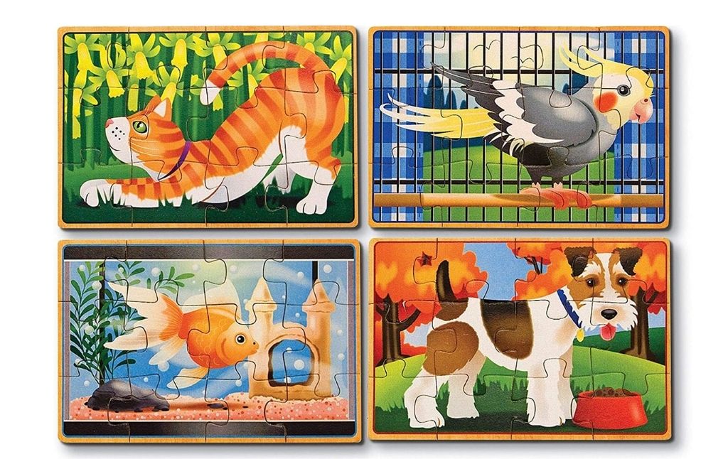 melissa doug puzzle set