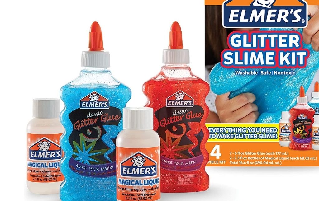 Elmers glitter slime kit
