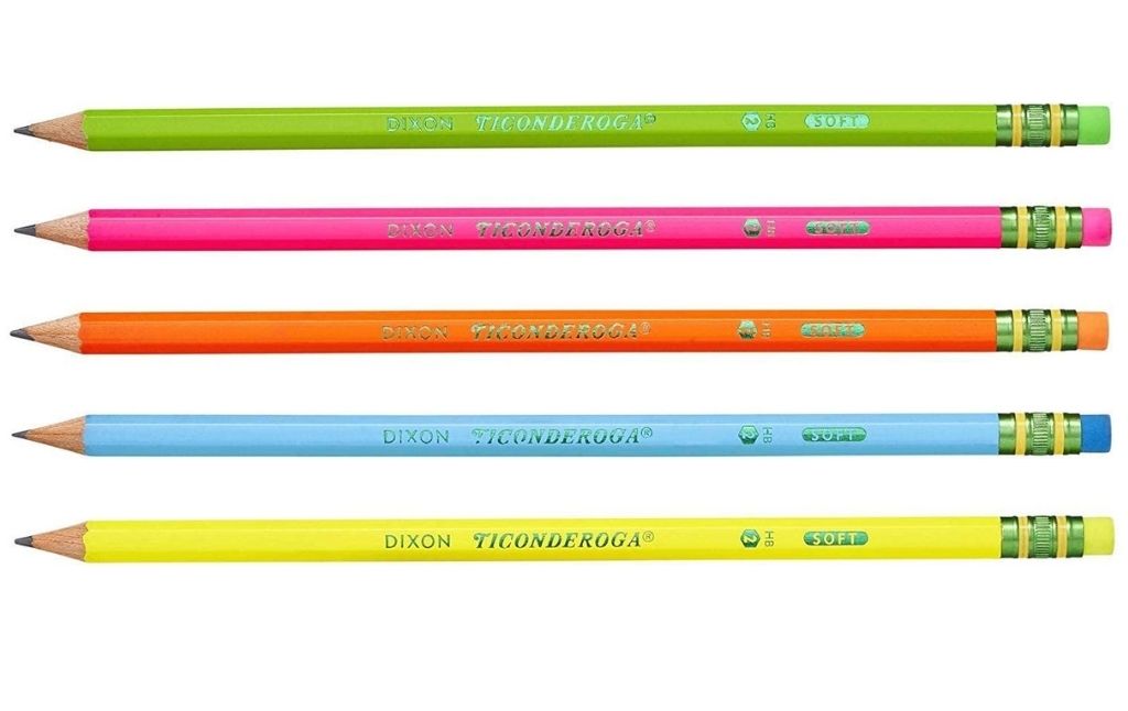 Ticonderoga neon pencils