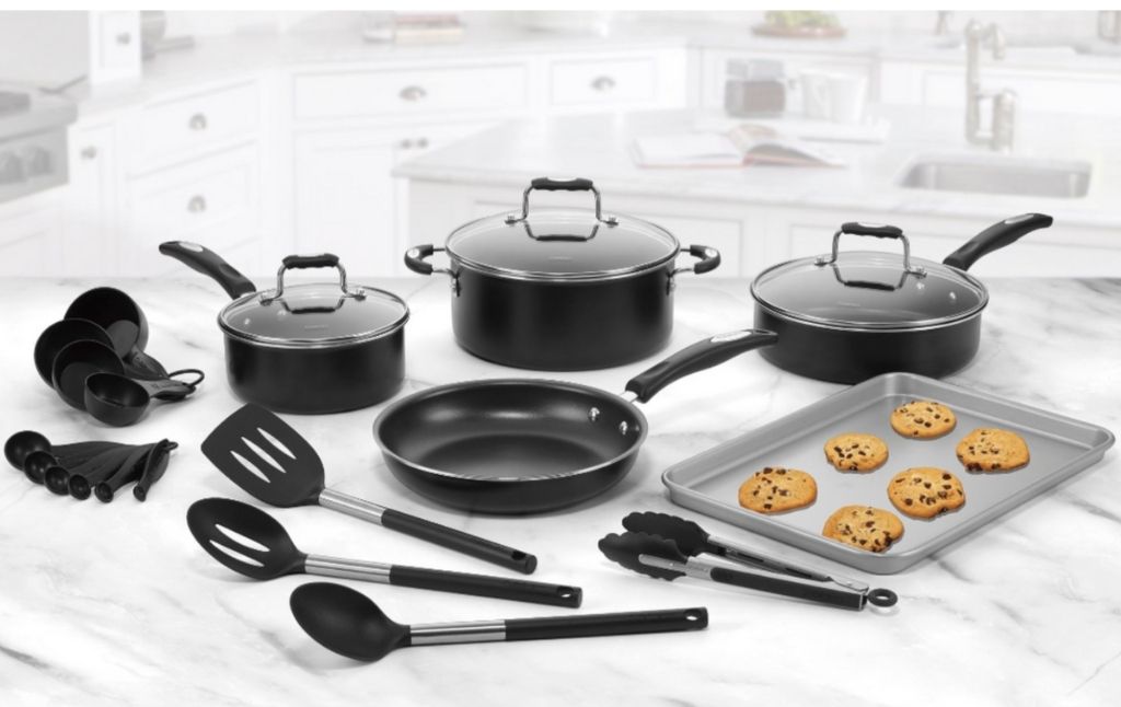 cuisinart 22 piece set cookware