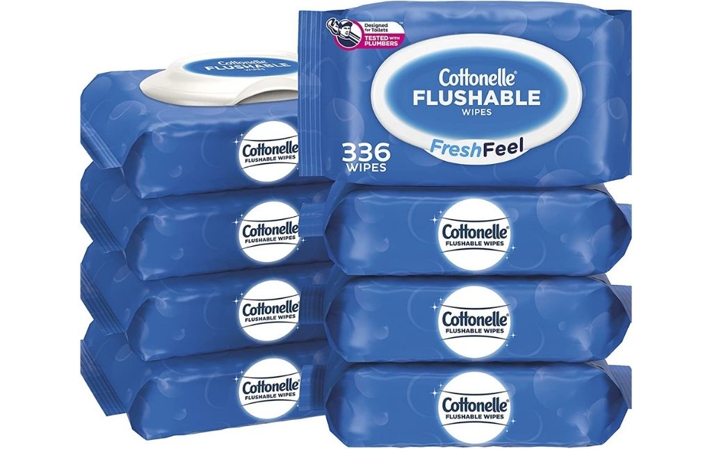 cottonelle flushable wipes