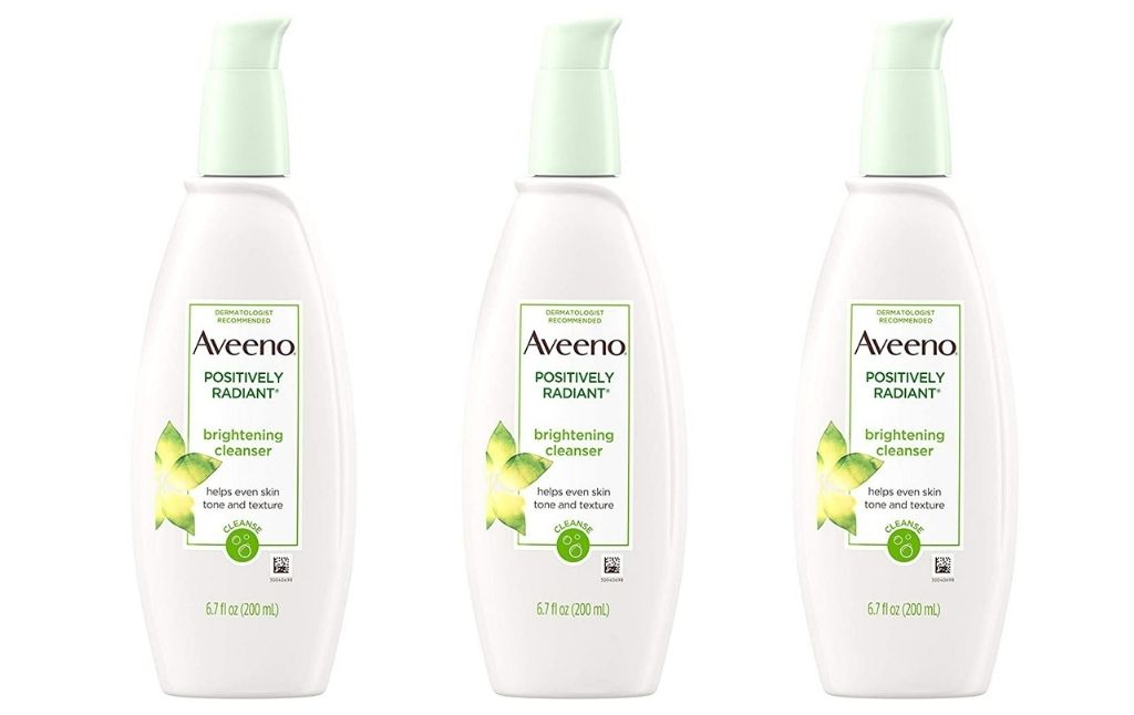 Aveeno positively radiant brightening cleanser