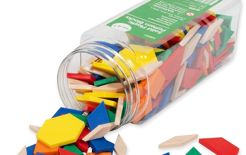 edxeducation Plastic Pattern Blocks