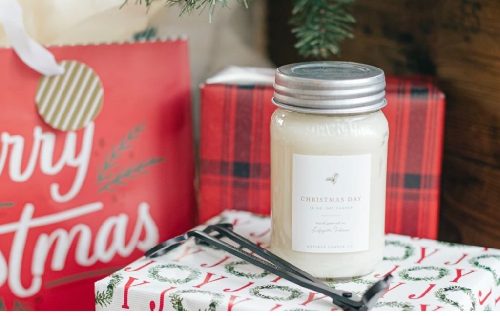 Christmas Day candle