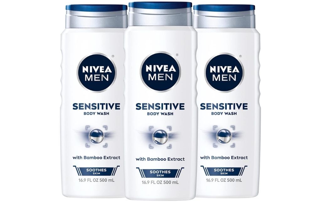 nivea men sensitive body wash