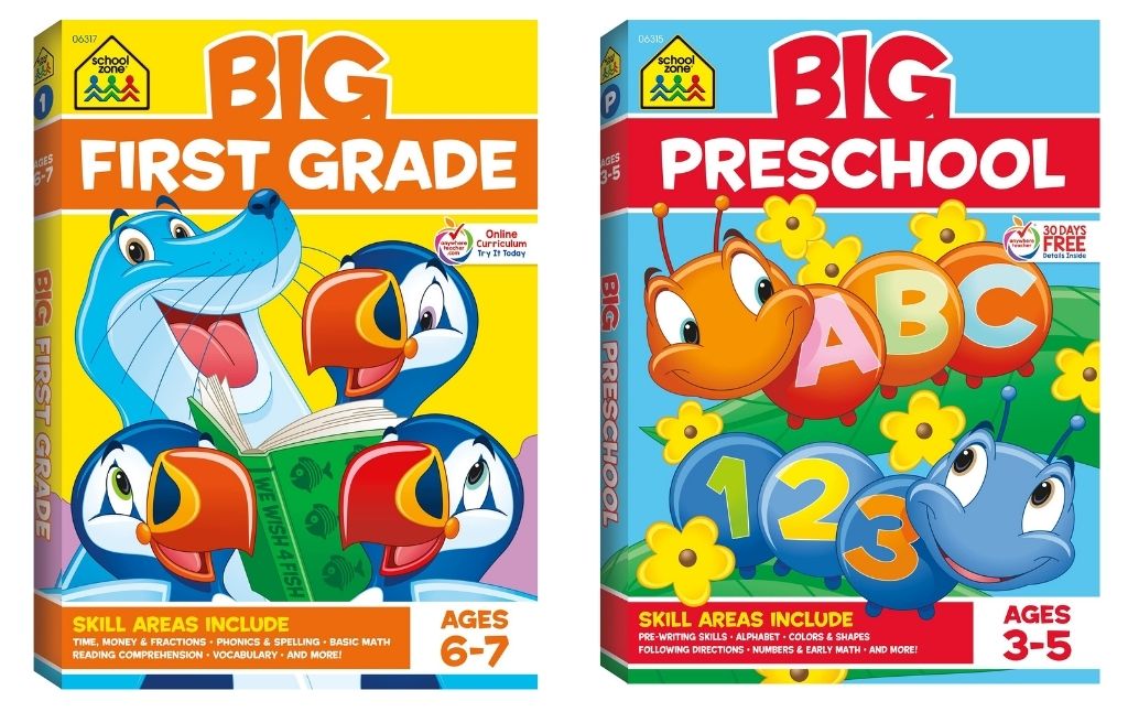 school zone workbooks