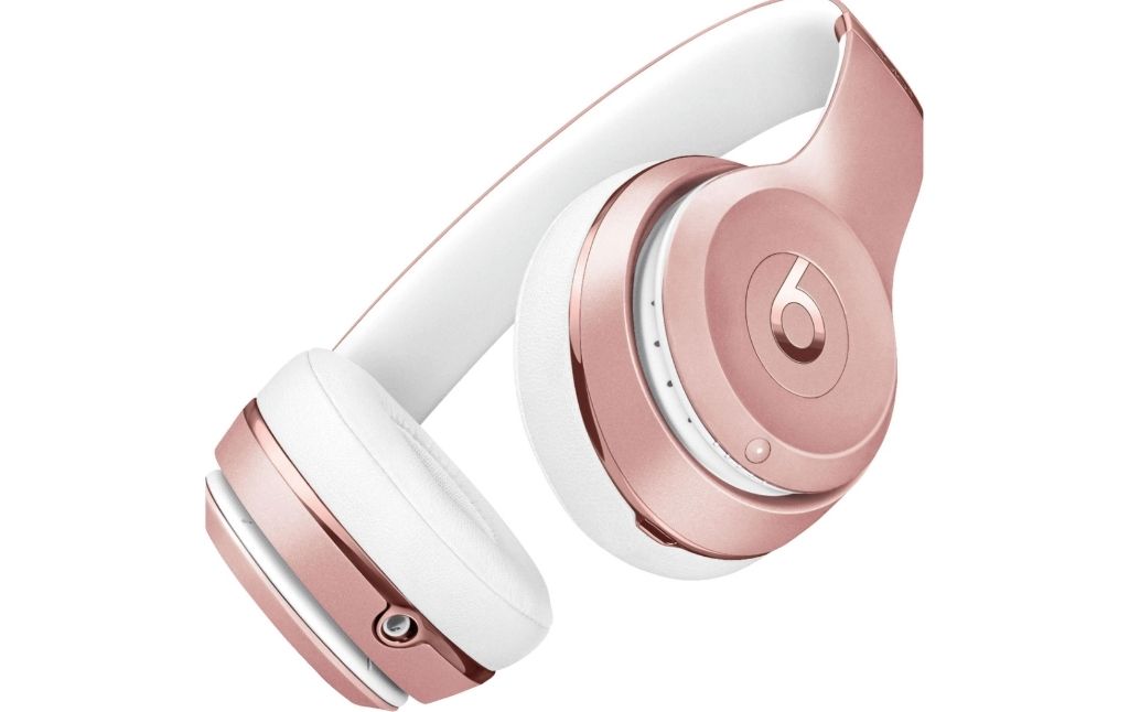 beats rose gold headphones