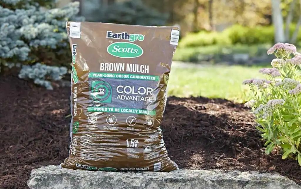 earthgro brown mulch