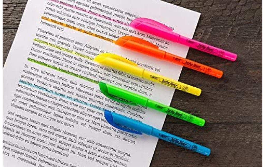 BIC highlighters