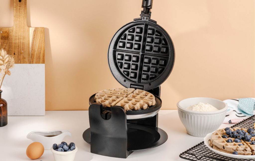 rotating waffle maker