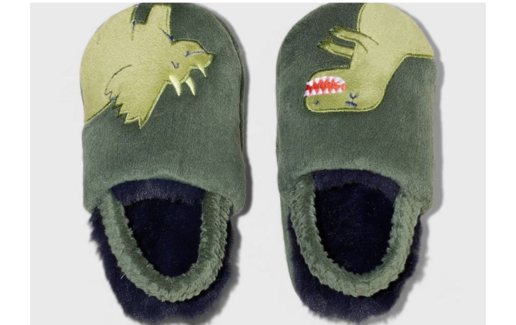 boys dino slippers