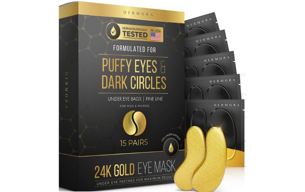 24k gold eye mask