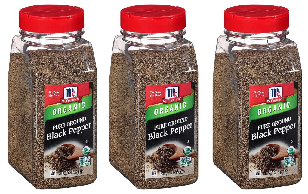 mccormic organic black pepper