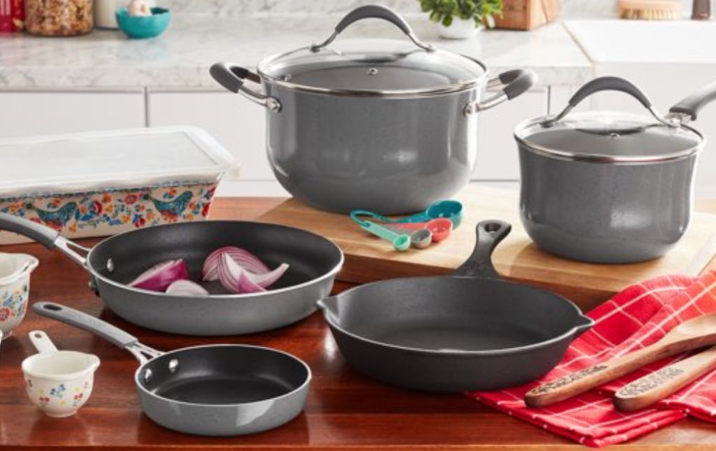 the pioneer woman cookware set