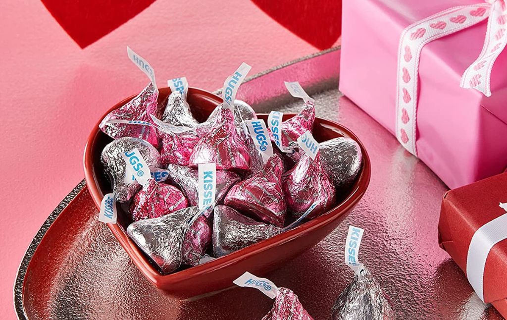 hershhey kisses valentines day candy
